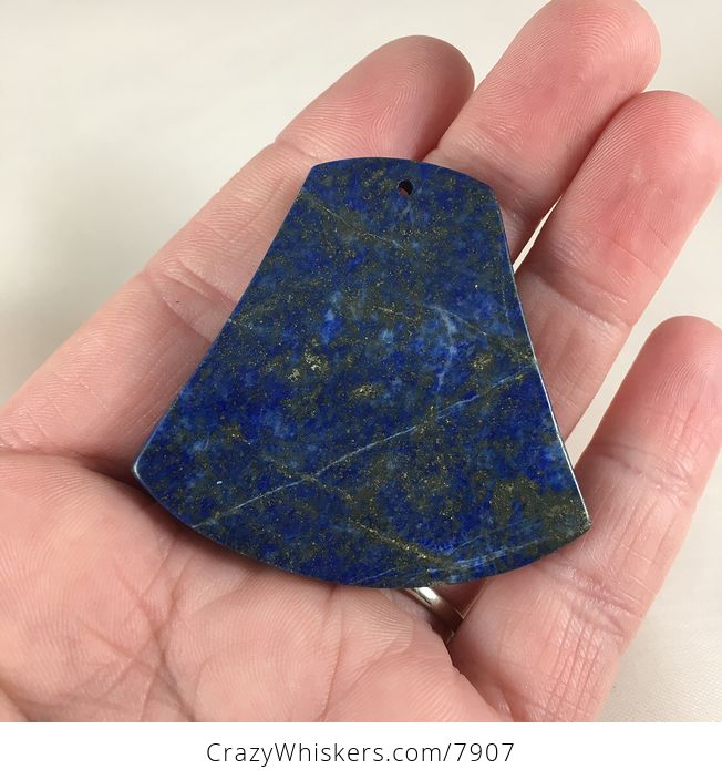 Seal Carved Lapis Lazuli Stone Pendant Jewelry - #kbQ6FHzaCsw-5