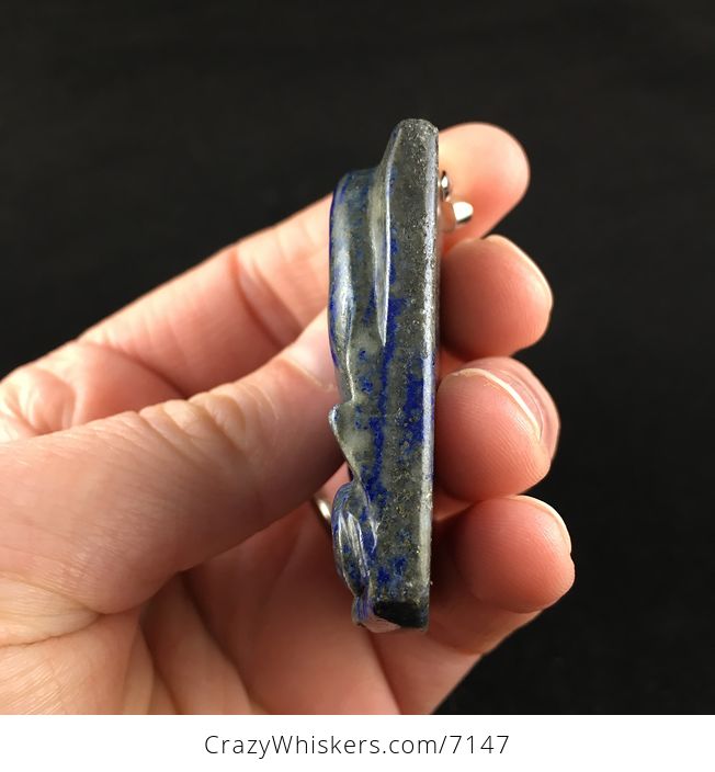 Seals Carved Lapis Lazuli Stone Pendant Jewelry - #ixEs2Ur6E1c-5