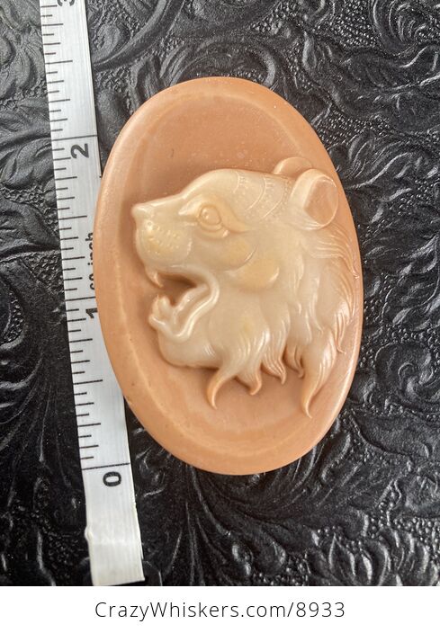 Tiger Carved Mini Art Jasper Stone Pendant Cabochon Jewelry - #lvqG72egDqQ-6