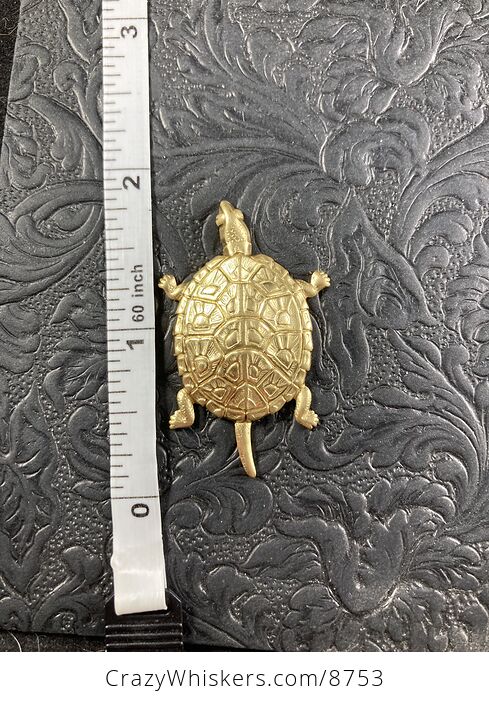 Tiny Brass Tortoise Turtle - #0bAqbw0eZ4Y-5