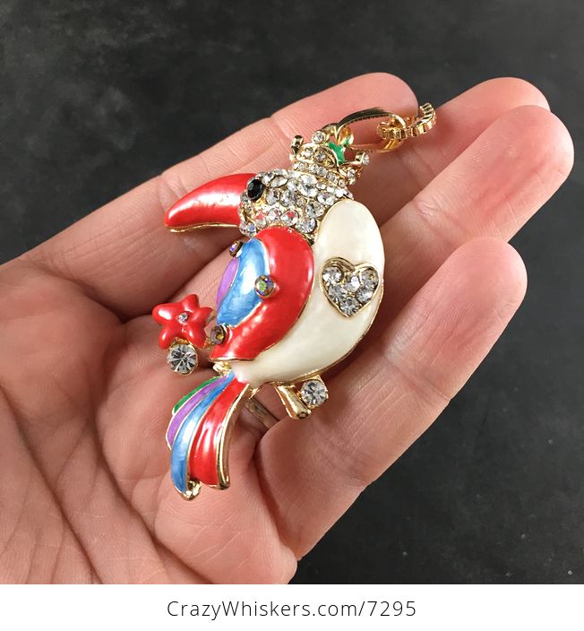 Toucan Bird Pendant Jewelry Necklace - #NVisxsOBcac-2