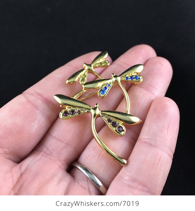 Vintage Dragonfly Brooch Jewelry Pin - #demv4EZQ8U8-2