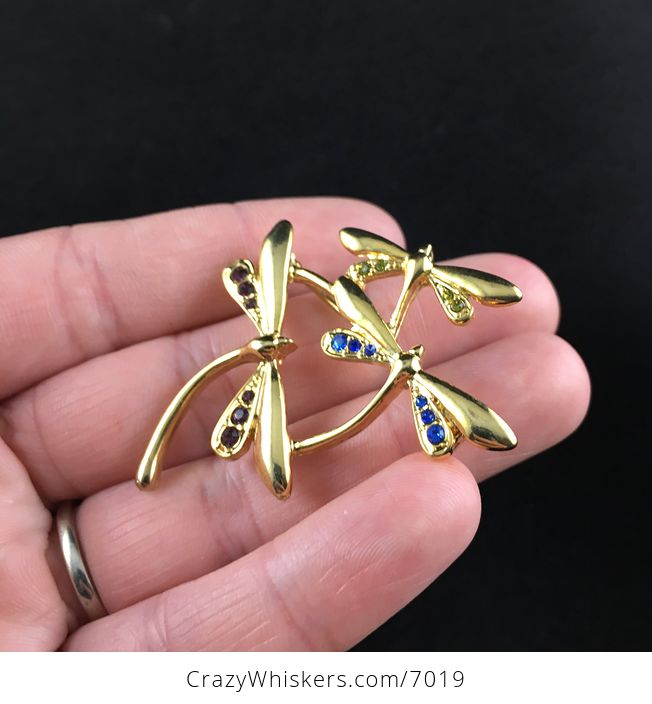 Vintage Dragonfly Brooch Jewelry Pin - #demv4EZQ8U8-3