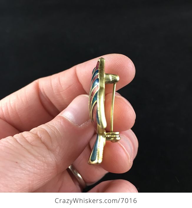 Vintage Fish Jewelry Brooch Pin - #9Nb1CWRtpU0-3