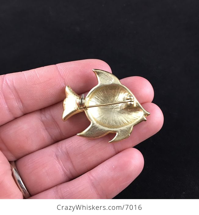 Vintage Fish Jewelry Brooch Pin - #9Nb1CWRtpU0-4