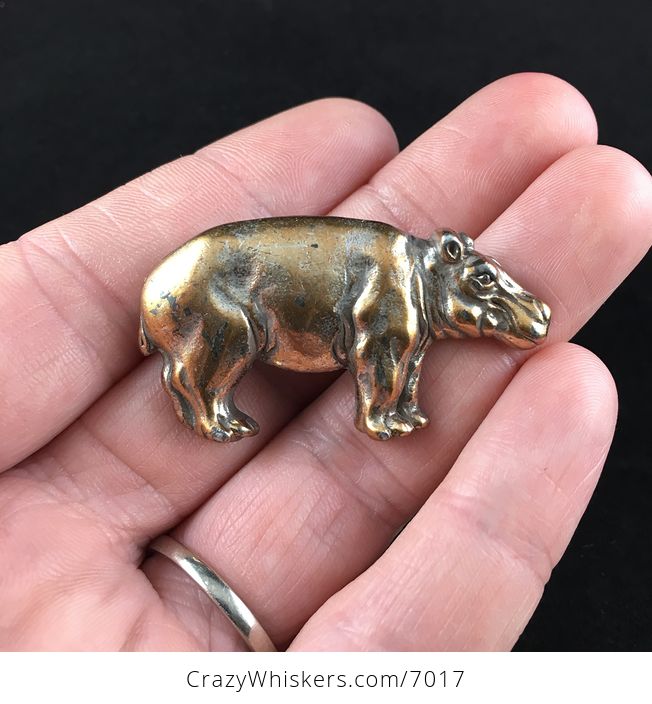 Vintage Hippopotamus Hippo Jewelry Brooch Pin - #ApAPepLgQB8-1