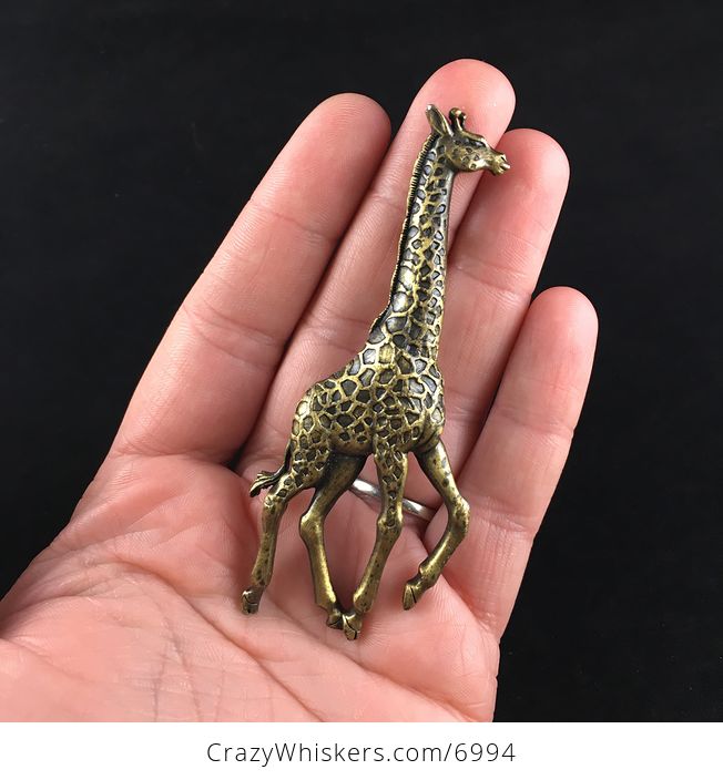 Vintage Jj Jonette Giraffe Brooch Pin Jewelry - #J5HGrPChq8w-1