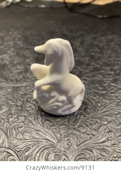 White Ceramic Unpainted Unicorn Figurine - #Qt2zZnZYDnk-3