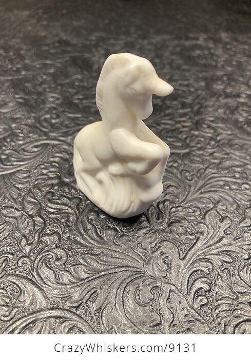 White Ceramic Unpainted Unicorn Figurine - #Qt2zZnZYDnk-2