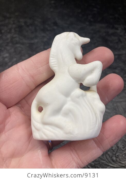 White Ceramic Unpainted Unicorn Figurine - #Qt2zZnZYDnk-5