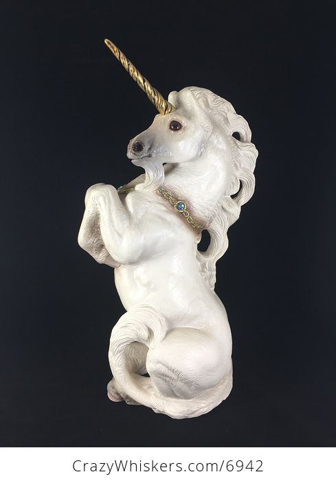 Windstone Stallion Unicorn Statue by Melody Pena 1984 - #ovuYVxIXYes-1