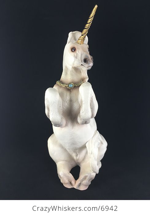 Windstone Stallion Unicorn Statue by Melody Pena 1984 - #ovuYVxIXYes-3